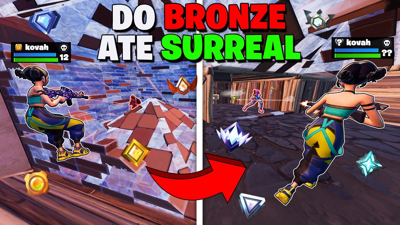 Quantas vitorias para upar de bronze até o surreal no modo reload (69 kills) #1 I FORTNITE