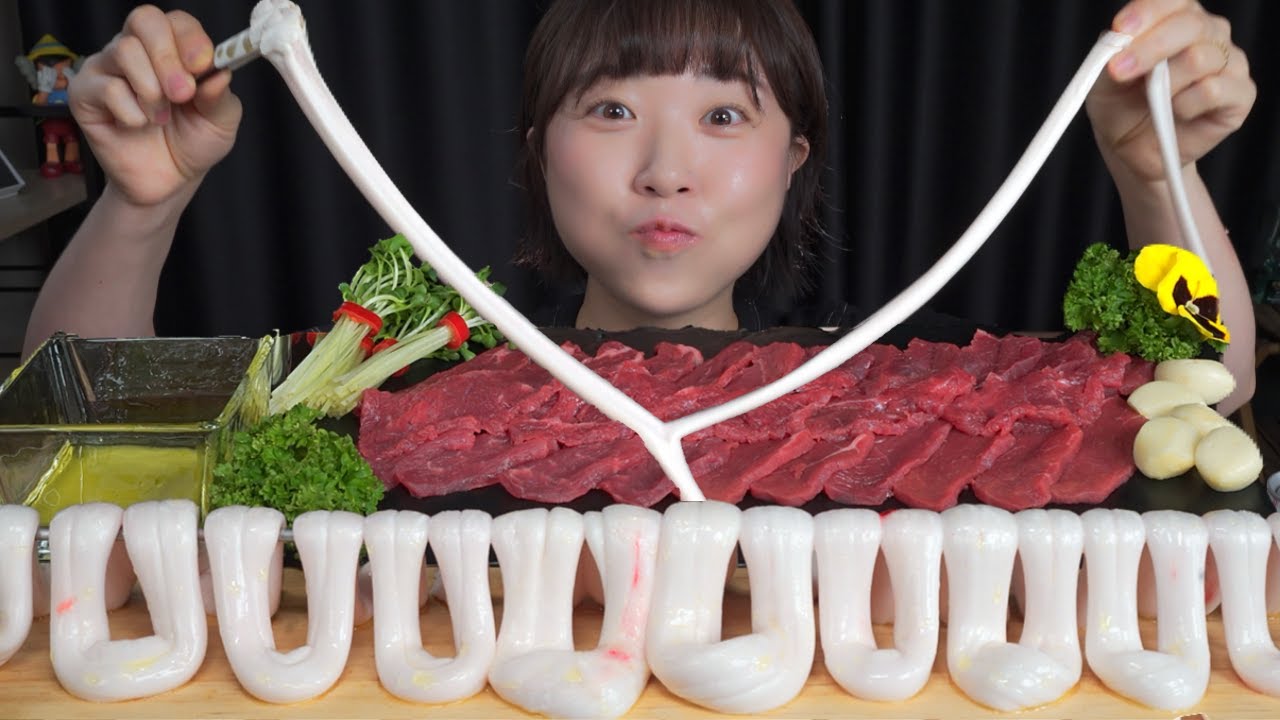 Сырое мясо / Mukbang eating show