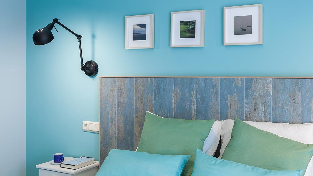 Cómo hacer un cabecero de lamas de PVC de imitación a madera con bastidor - Decogarden