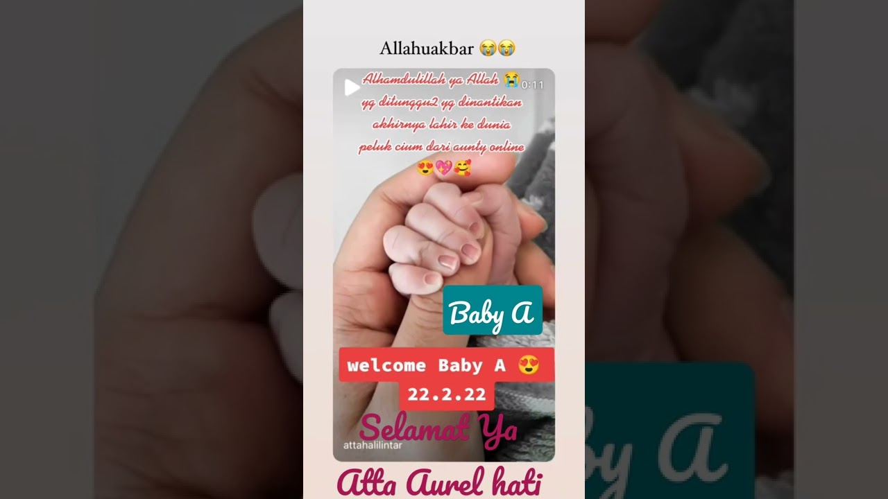 Welcome Baby A || Aurel Melahirkan Anak Pertamanya Lewat Operasi Cesar