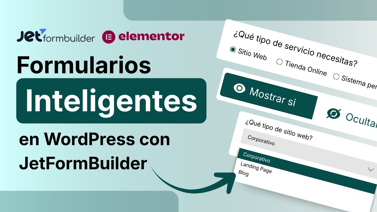 Cómo crear formularios con lógica condicional en WordPress usando JetFormBuilder