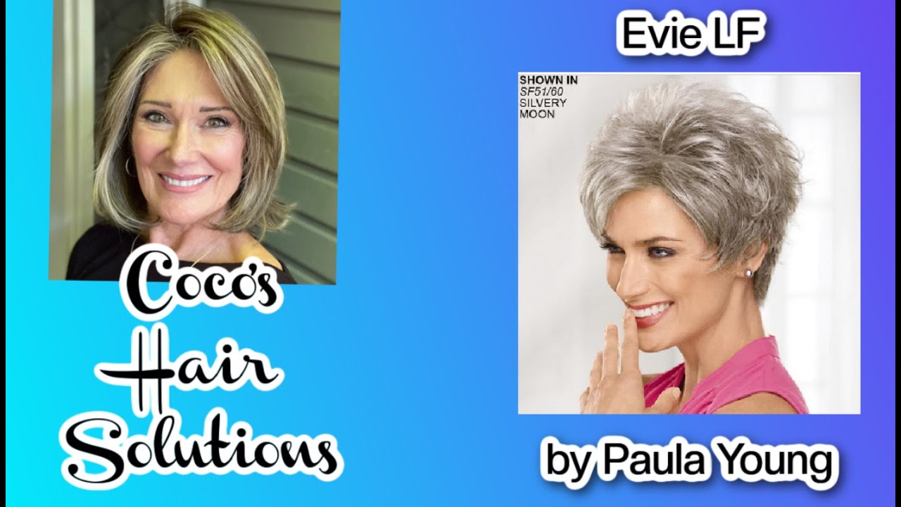 EVIE LACE FRONT by Paula Young in the color SILVERY MOON SF 56/60!!!