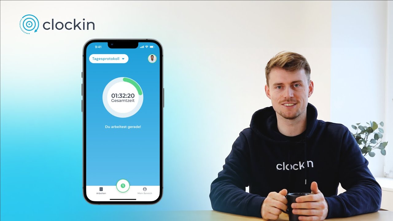 #1 Zeiterfassung mit der clockin App | clockin für MITARBEITER