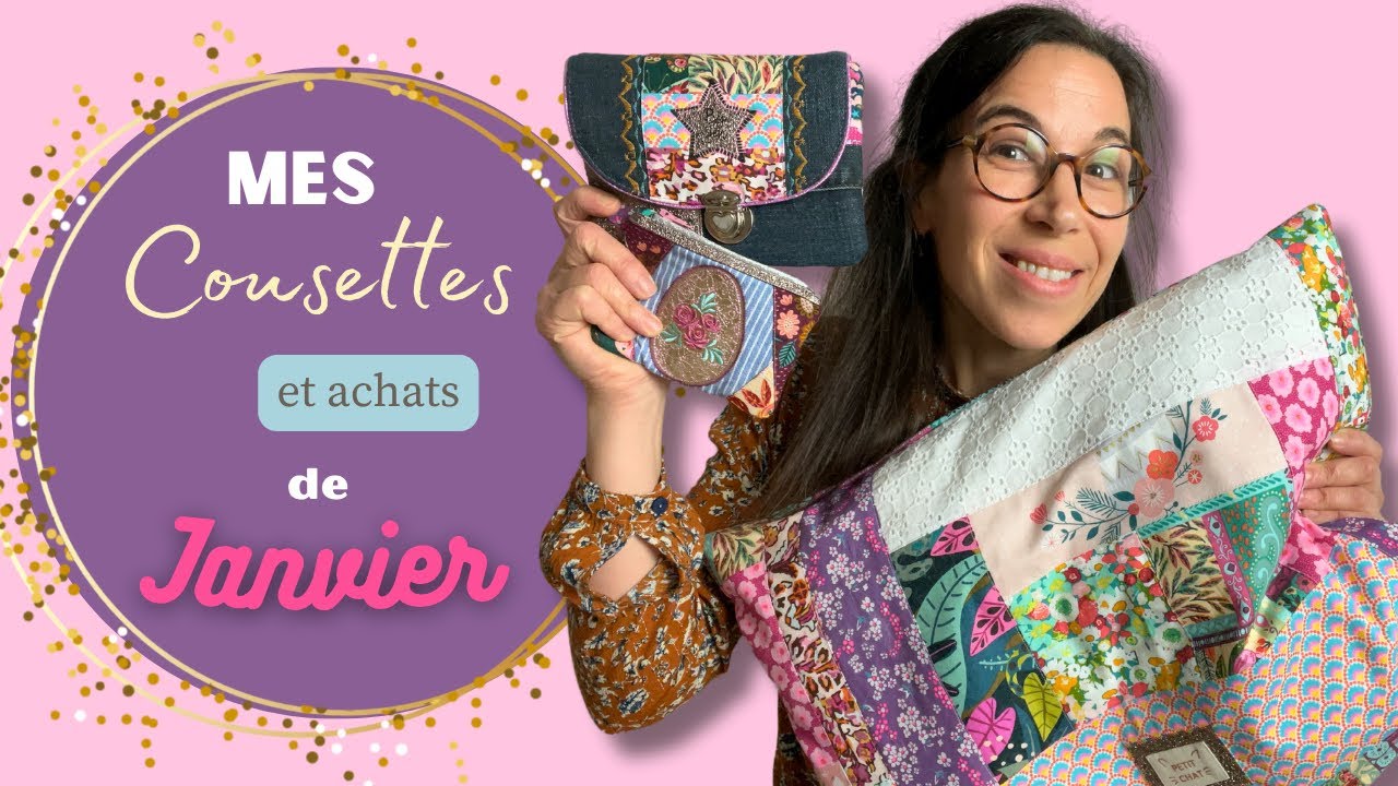 Mes Cousettes & mes achats de Janvier - Vlog Couture