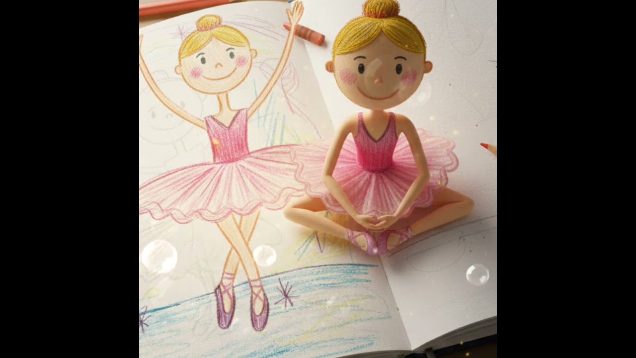 A menina e a bailarina de papel 