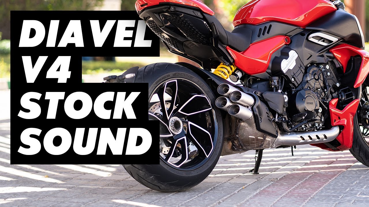 2023 Ducati Diavel V4 Stock Exhaust Sound! (Static, Fly-by & Onboard)