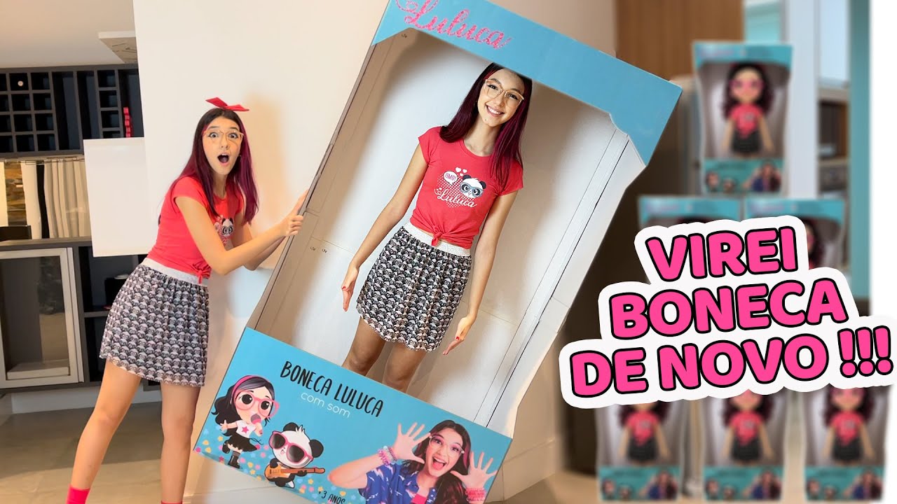 VIREI BONECA DE NOVO E IMITEI TUDO O QUE ELA FEZ | Luluca