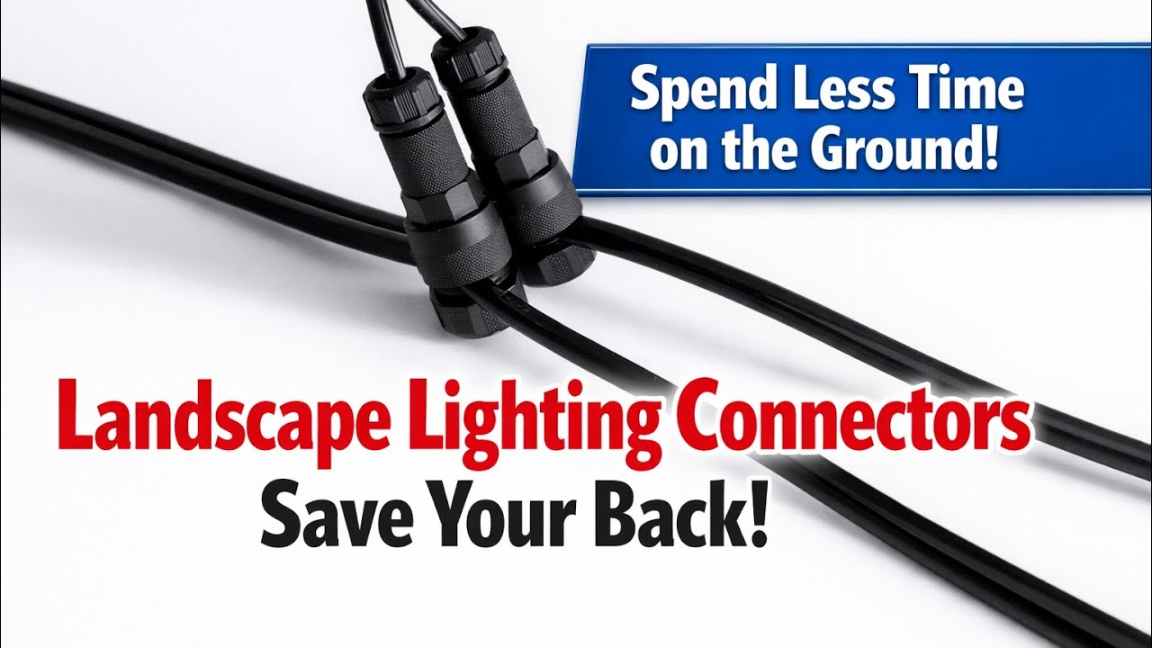 The $8 Back Saver! Low Voltage Wire Connectors. Get Off Your Knees!