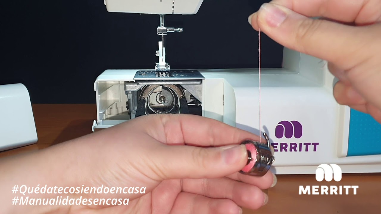 M&aacute;quina de Coser Merritt ME9100 Enhebrado inferior