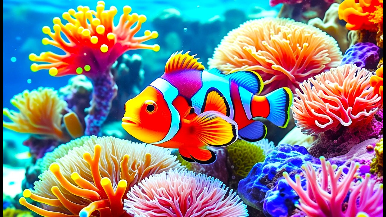 The Best 4K Aquarium - Explore the Stunning World of Sea Jellyfish and Beautiful Coral Reef Fish. #8