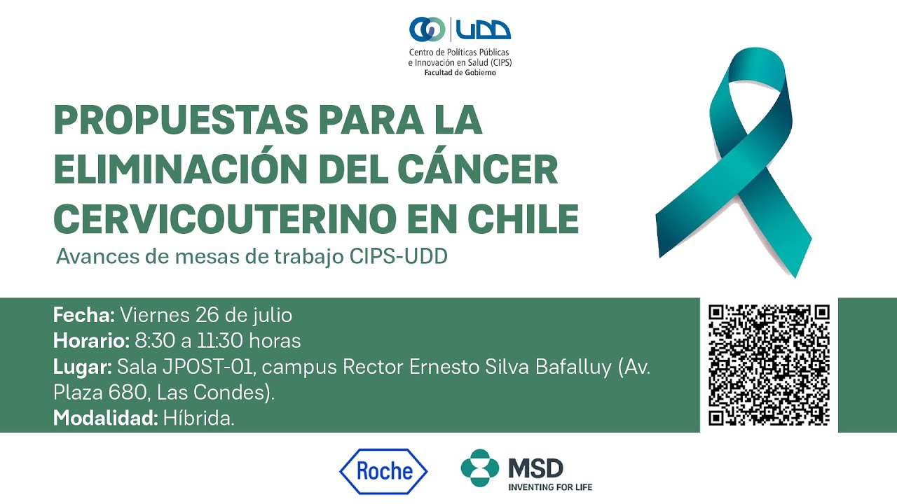 Webinar | Propuestas para la eliminación del cáncer cervicouterino en Chile