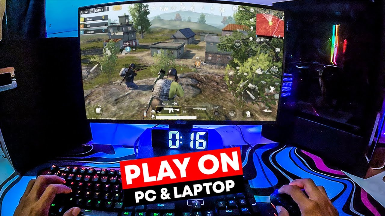 Как играть в Pubg Mobile на ПК или ноутбуке | Скачать и установить Pubg Mobile на ПК🔥