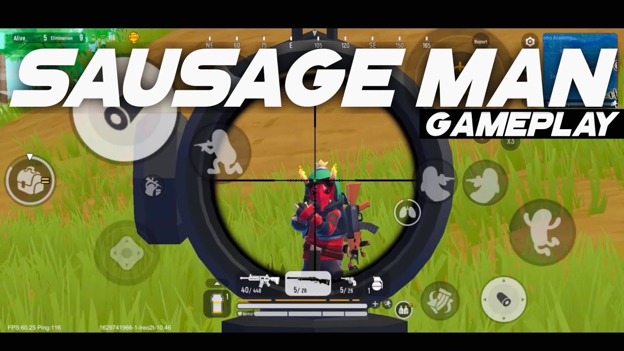Sausage Man Android/iOS gameplay | Sausage Man Android | 1GB 2GB Ram Best Games