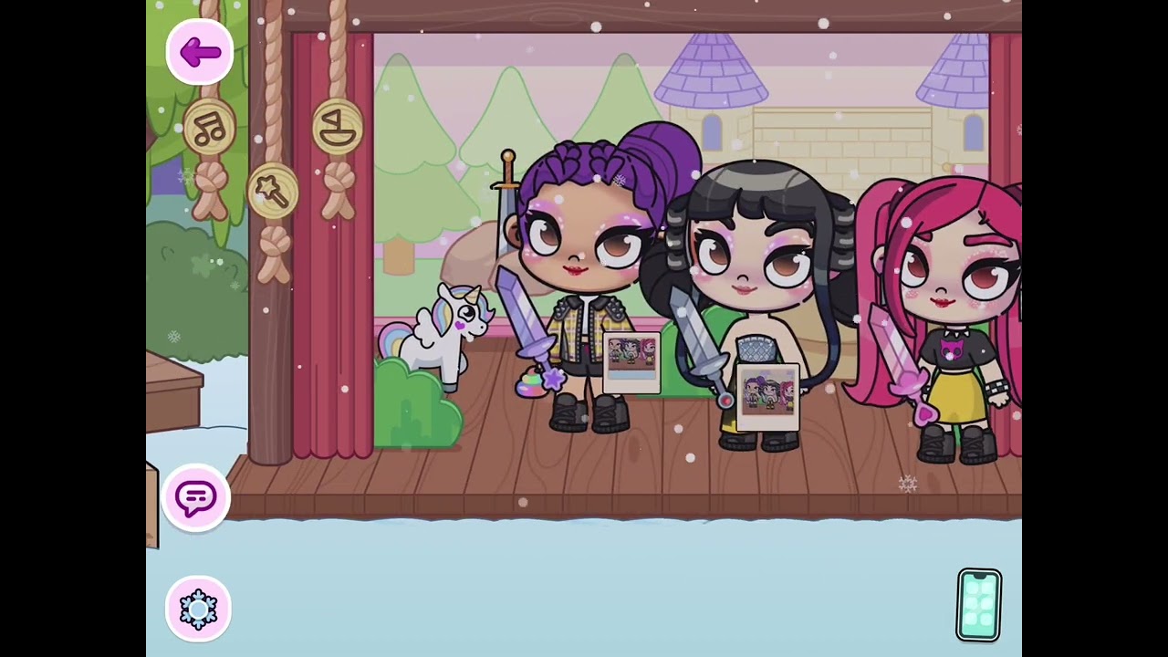Huntrix in avatar world 