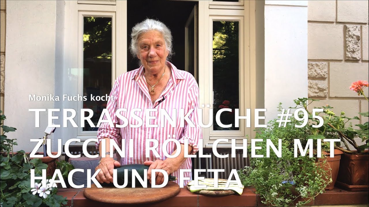 Zuccini Röllchen mit Hack und Feta - Terrassenküche #95
