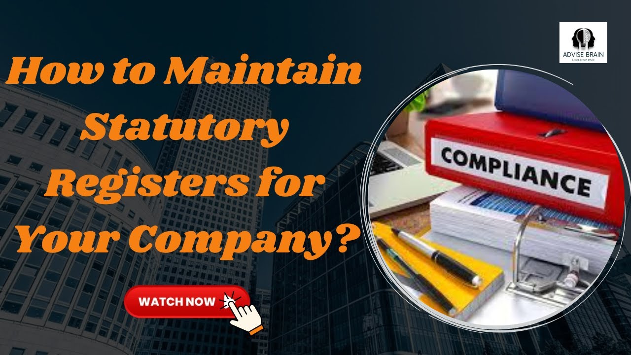 How to Maintain Statutory Registers for Your Company? | Fully explain in Hindi | #company