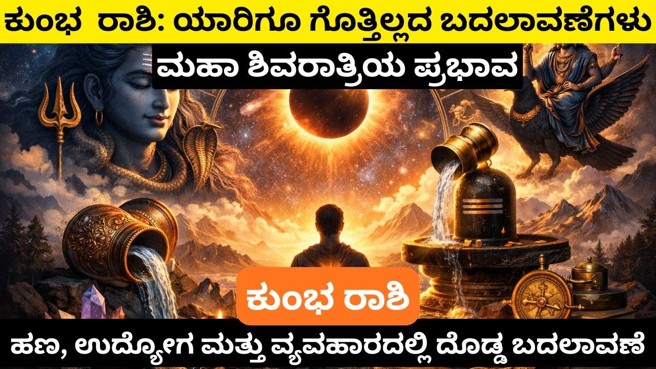 ಕುಂಭ ರಾಶಿ  ಹೊಸ ಆರಂಭ  Finance, Money & Career Update  ಹಣಕಾಸು ಭವಿಷ್ಯ | Money Growth & Stability