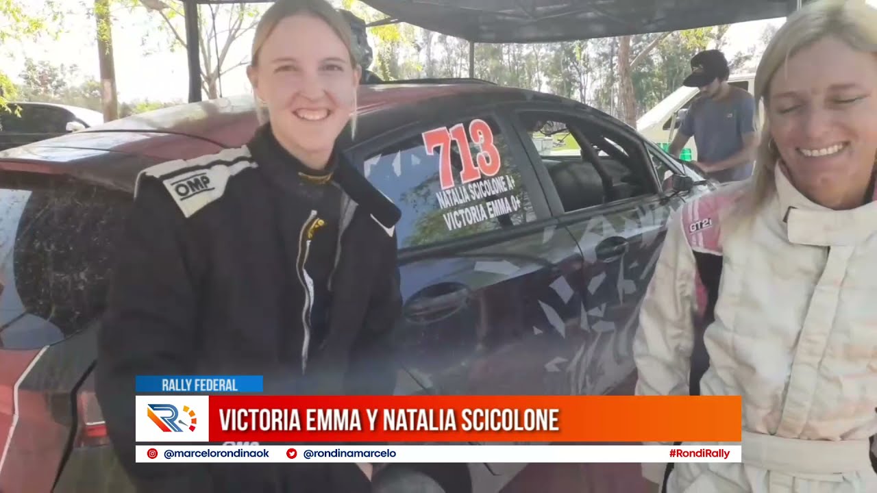 Victoria Emma y Natalia Sicolone en Rondirally