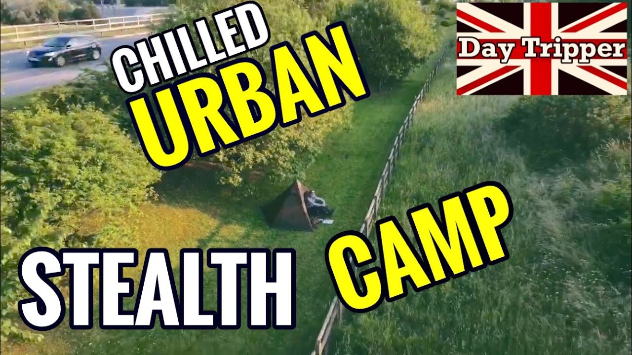 Chilled Urban Stealth Camp - by Busy Road - One Tigris Tipinova