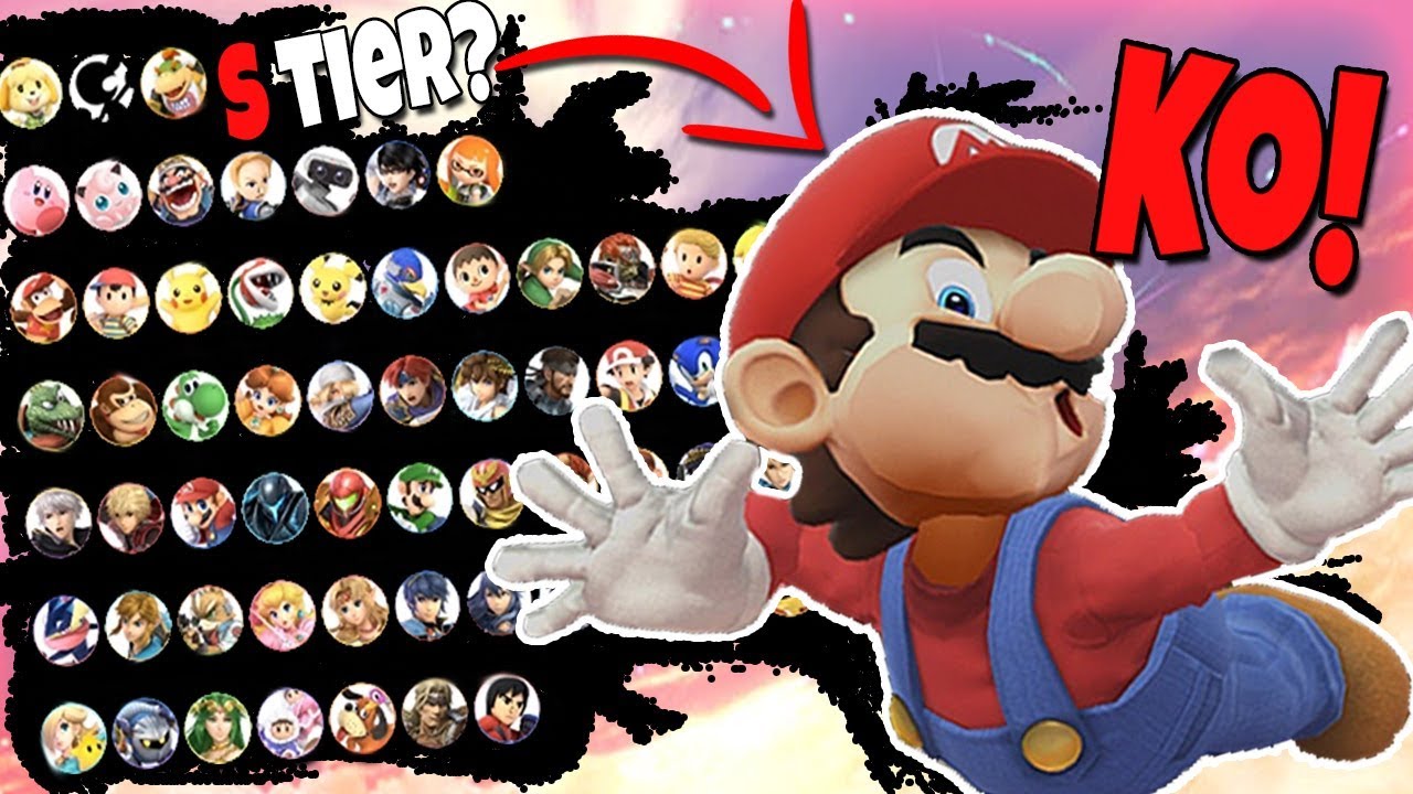 Smash Bros Ultimate Tier List Based on their KO SCREEN