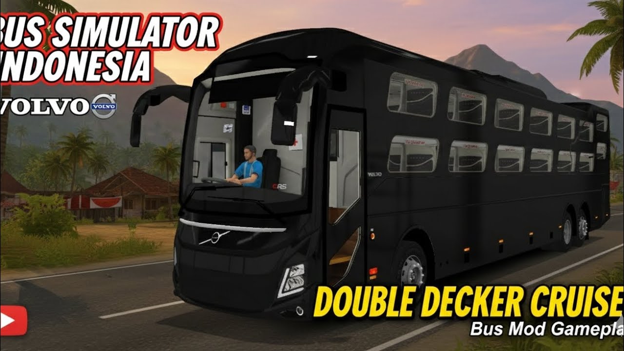 🚍 Volvo 9600 Luxury Bus Gameplay in BUSSID | Long Route Drive | Hindi