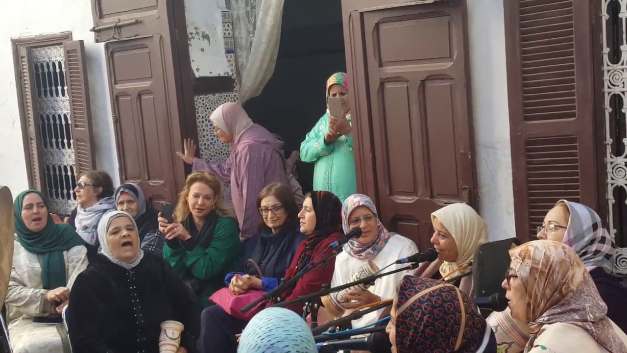 Hadra Slaouia  moussem des cierges 2017 - الحضرة النسوية السلاوية الحاجة سعيدة العلوية بسلا