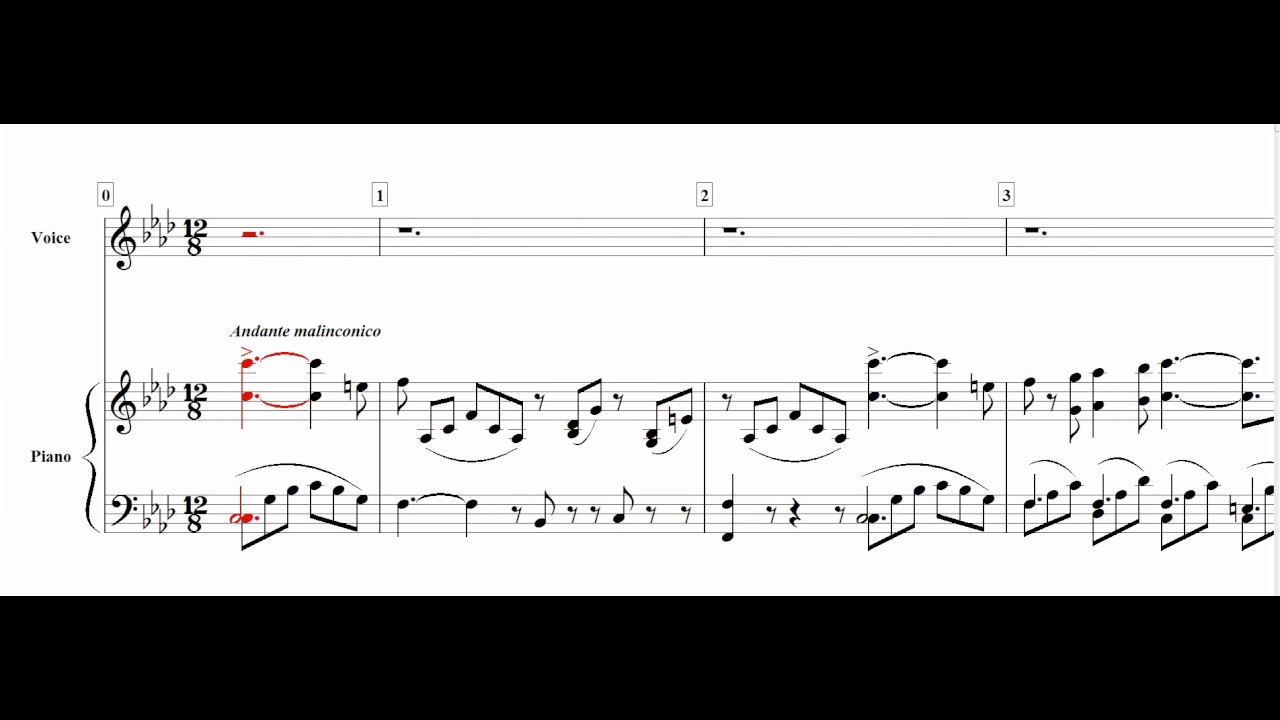 Fenesta Che Lucive (그대 창에 등불 꺼지고)-V. Bellini