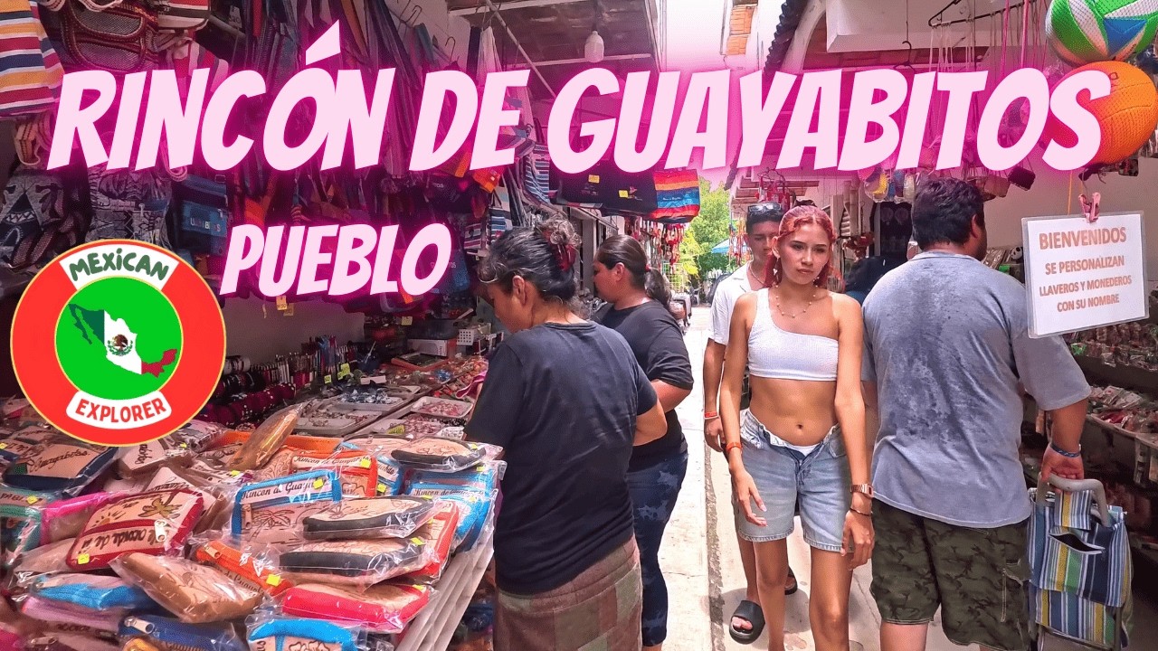 Rincón de Guayabitos (pueblo) Nayarit 4K  Walking Tour