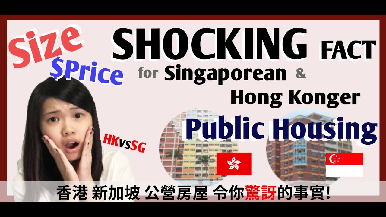 SIZE & PRICE OF PUBLIC HOUSING MAKE YOU SHOCKED! | HONG KONG vs SINGAPORE | 公營房屋 令你驚訝的事實！香港人在新加坡