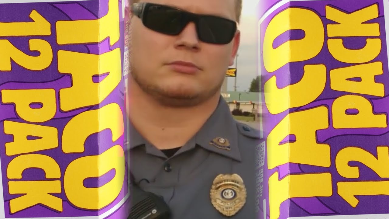 cop vs. guy who freaked out in Taco Bell