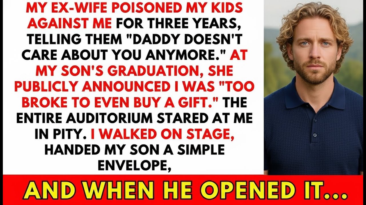She Poisoned My Kids Against Me—At Graduation, My Quiet Gift Made Her Face Turn White