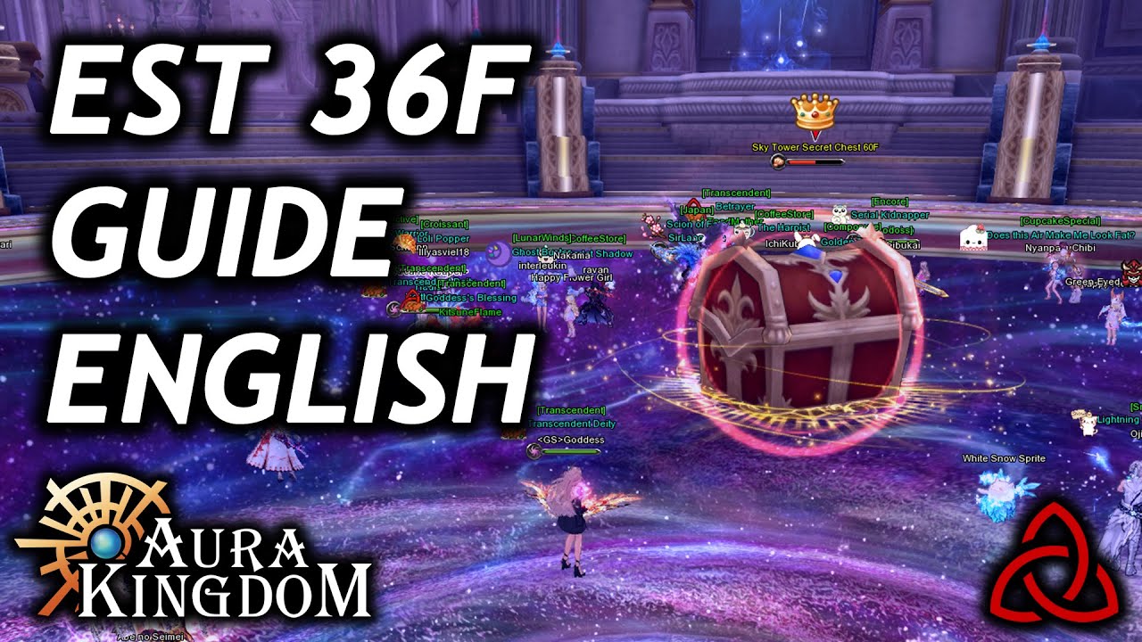Aura Kingdom Gameplay - Elite Sky Tower 36th Floor - EST 36F Explainer Video (English)