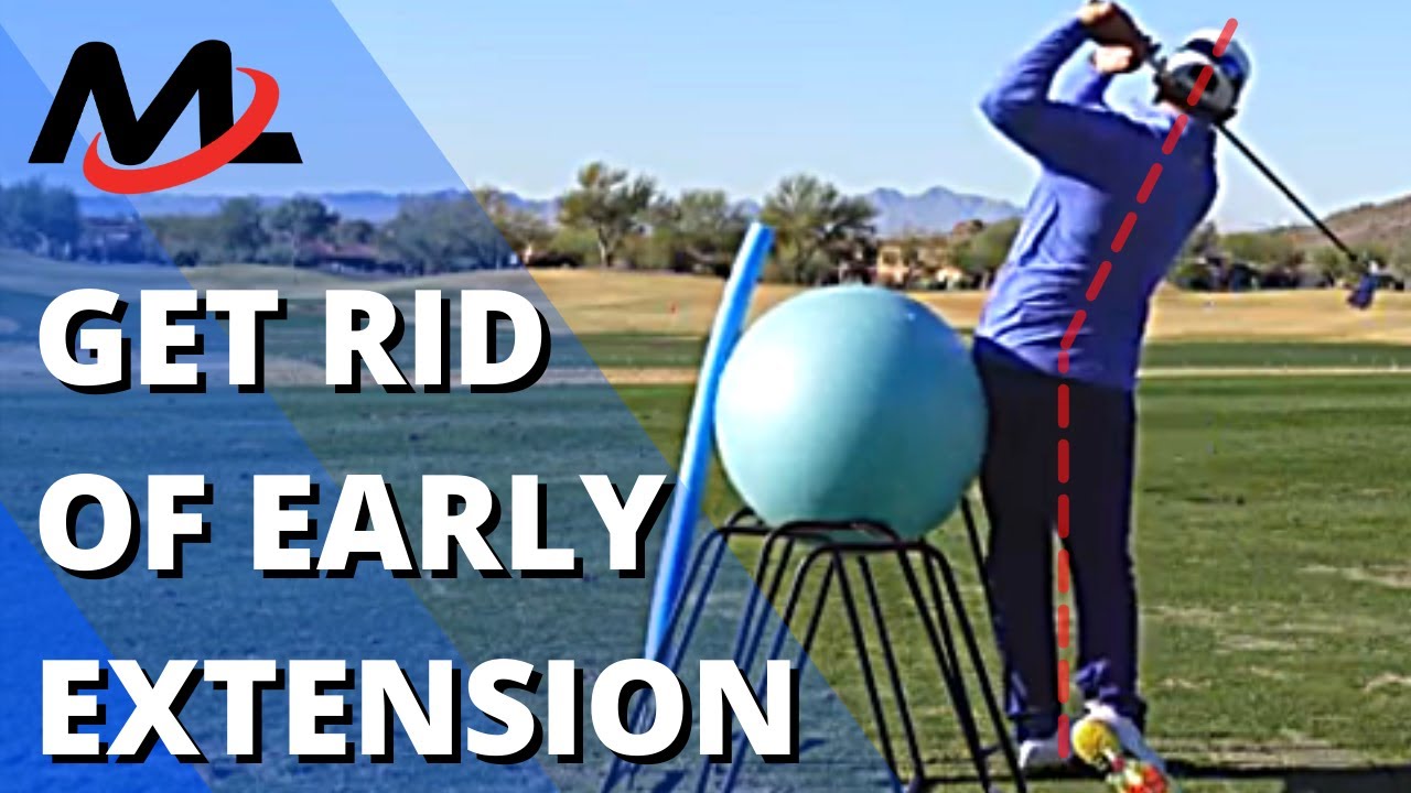 Get Rid Of EARLY EXTENTION And Learn To Rotate With This Drill | Milo Lines Golf