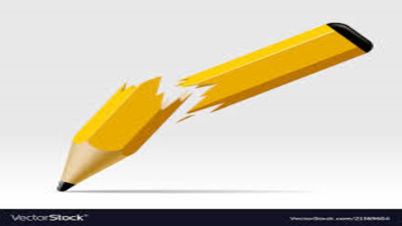 Broken pencil puzzle