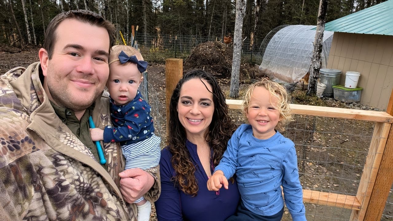 Preparing for Winter in Alaska: Building Chicken Fence, Harvest & Homestead Work (Part 2)