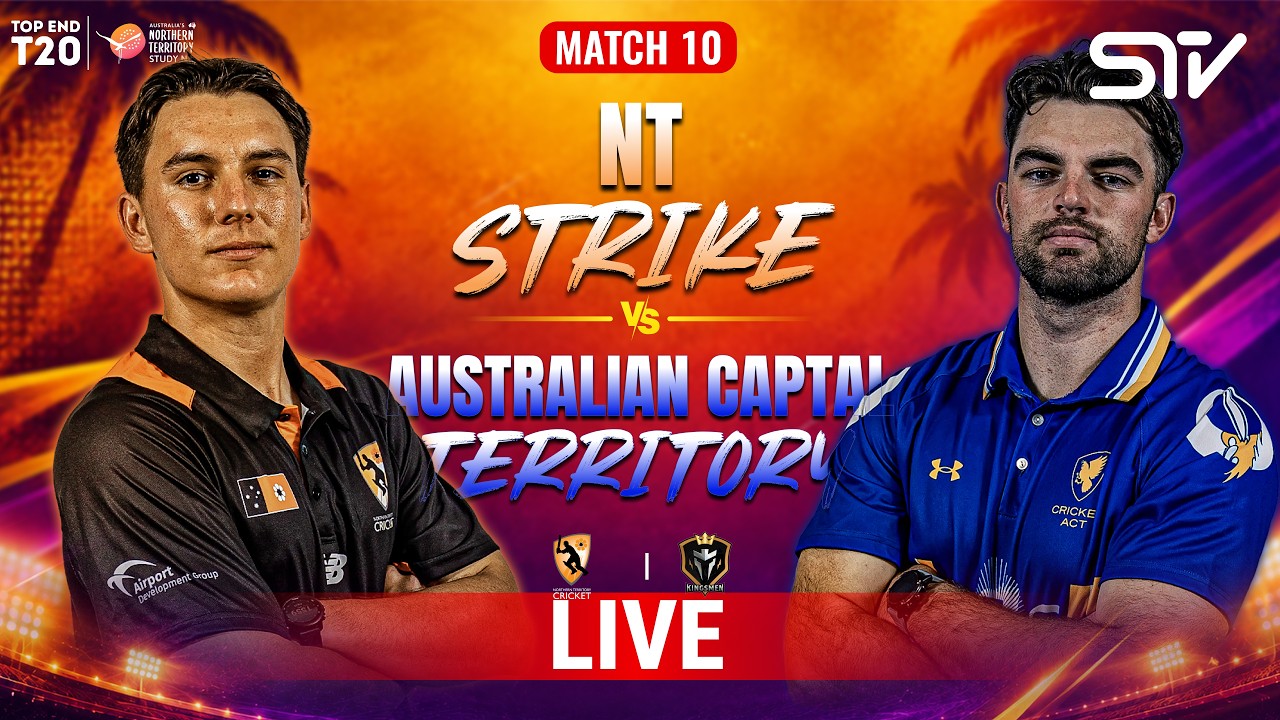 LIVE | NT Strike vs ACT Comets | Top End T20 2026 | Match 13 | DXC | ZP1H