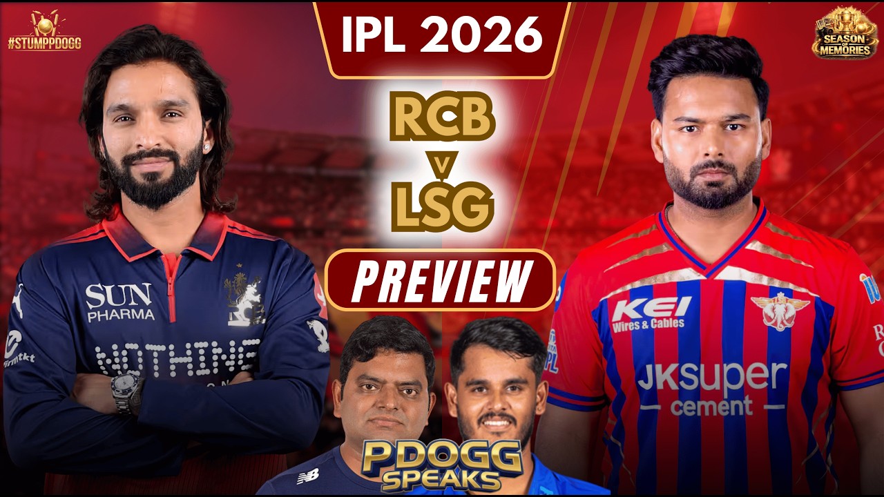 THE CHINNASWAMY RUN-FEST! | RCB vs LSG Match Preview: Patidar vs Pant! | Pdoggspeaks