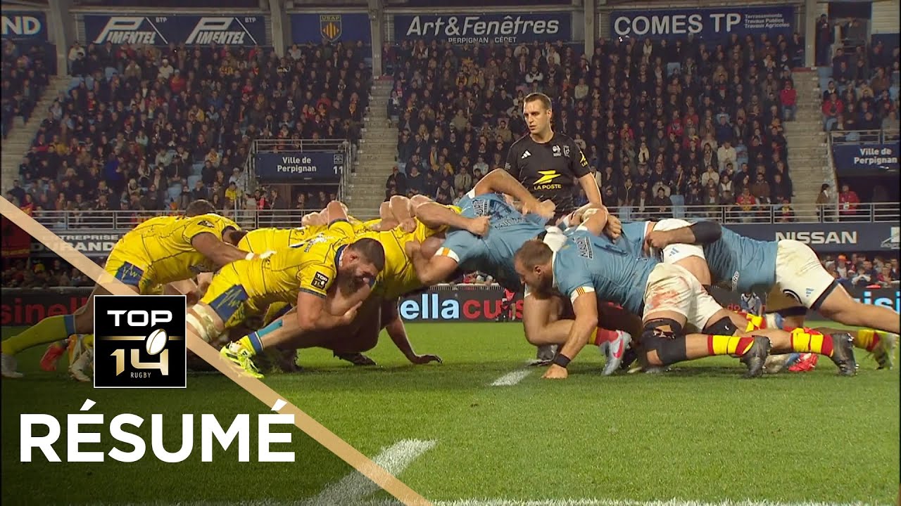 TOP 14 Saison 2025-2026 J12 - R&eacute;sum&eacute; USA Perpignan - ASM Clermont