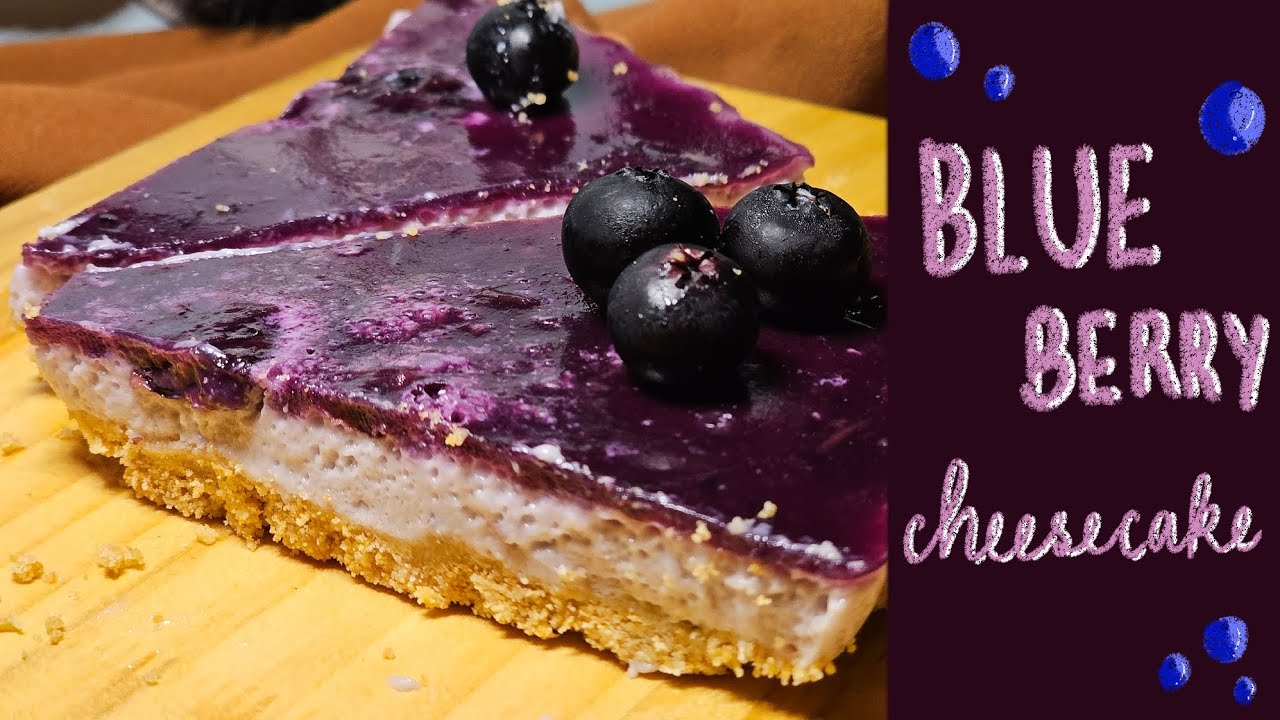 The Best No-Bake Blueberry Cheesecake