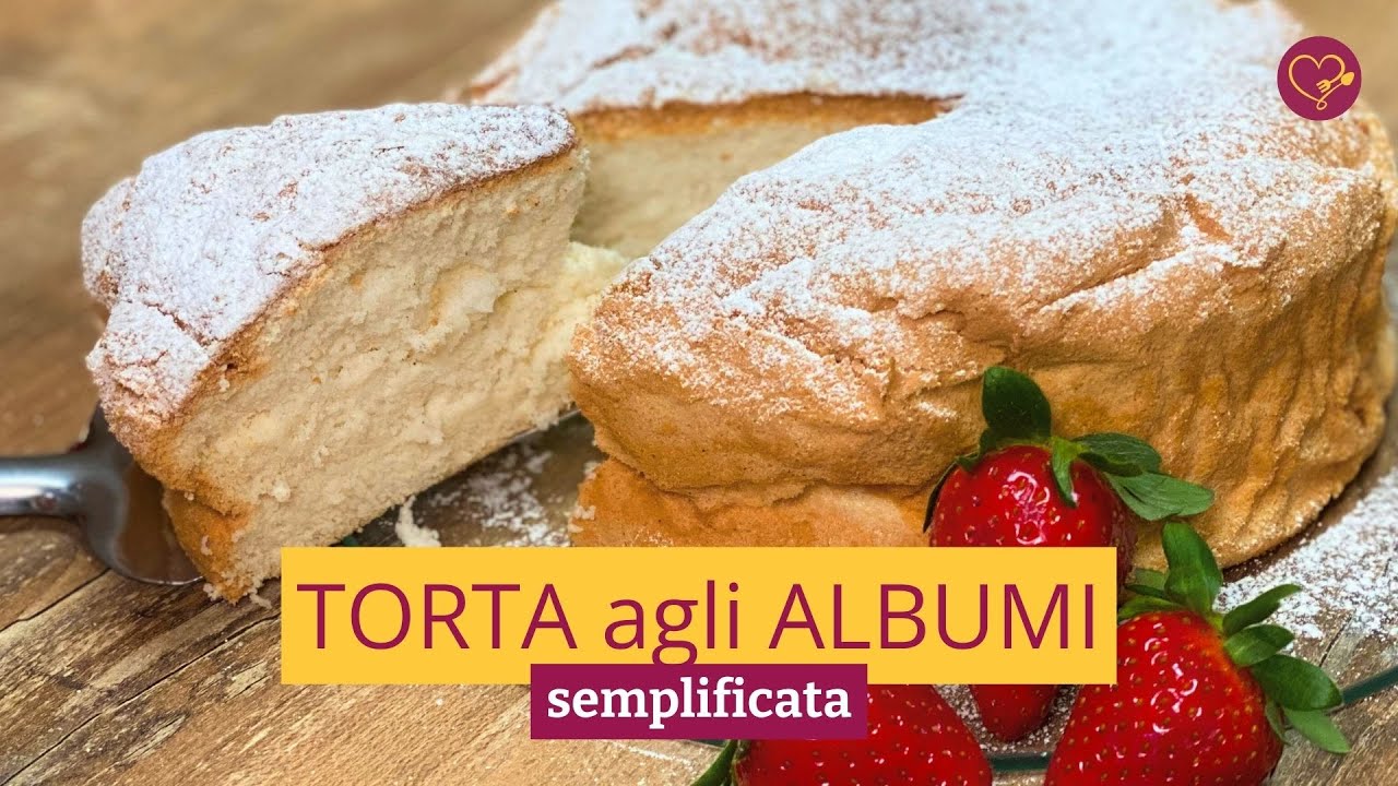 SOLO con FARINA di RISO! ANGEL CAKE Semplificata | VivoGlutenFree