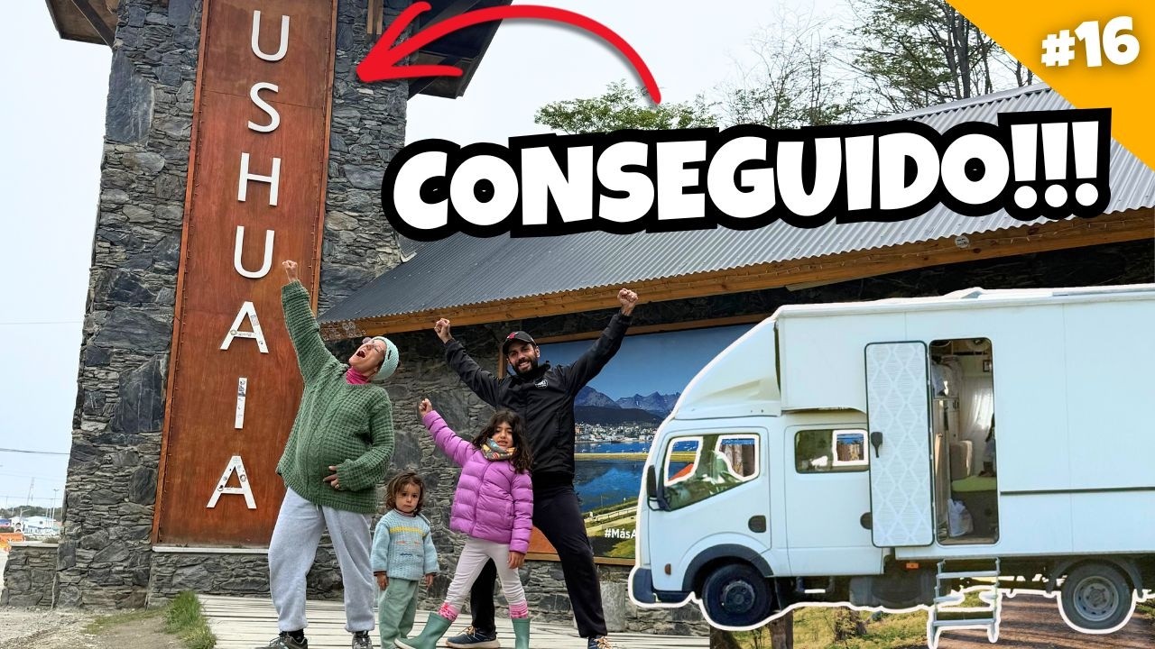 Cap16 El FIN DEL MUNDO con nuestro Camión Camper!! QUÉ HACER en una semana en FAMILIA por USHUAIA! 🚐
