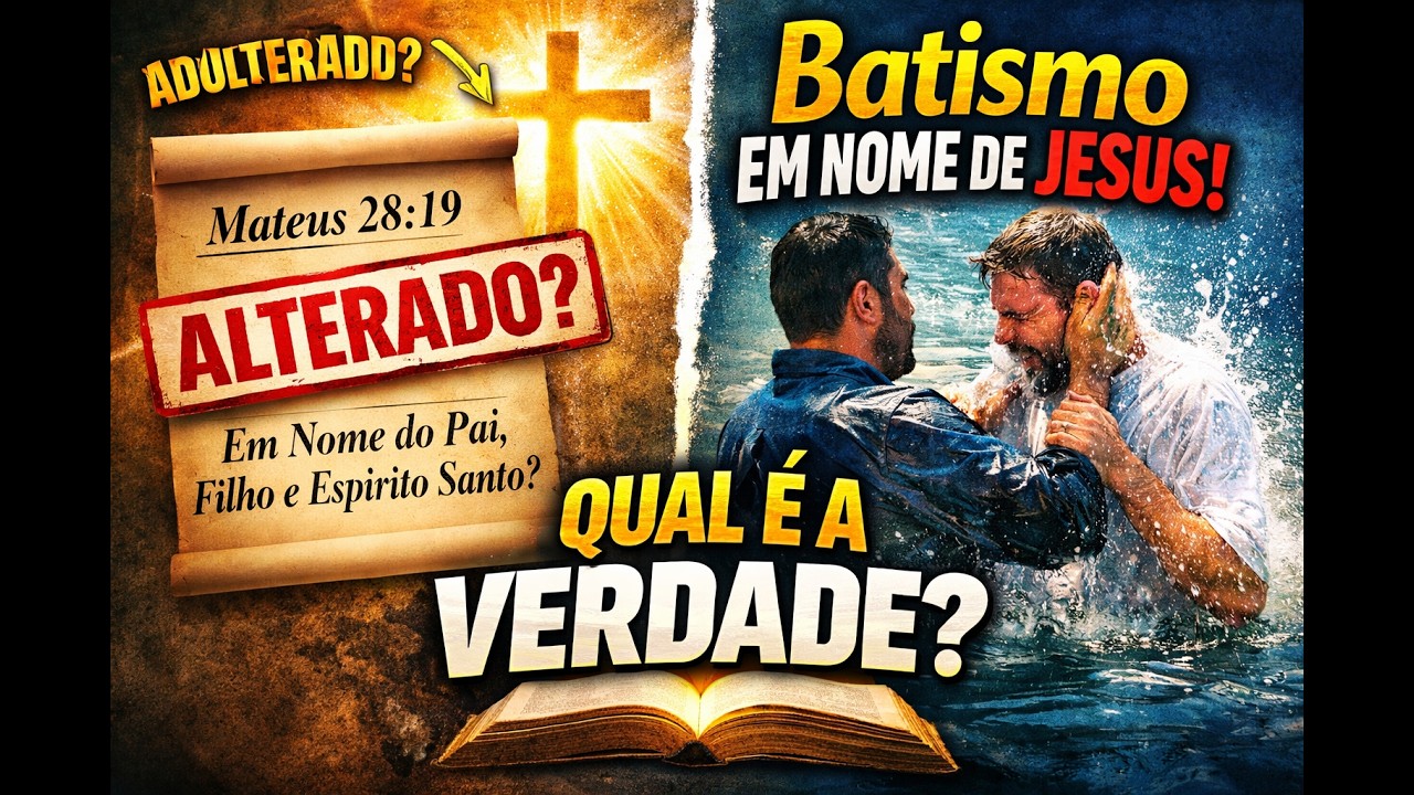 Por Que os Apóstolos Nunca Batizaram em Nome da Trindade?