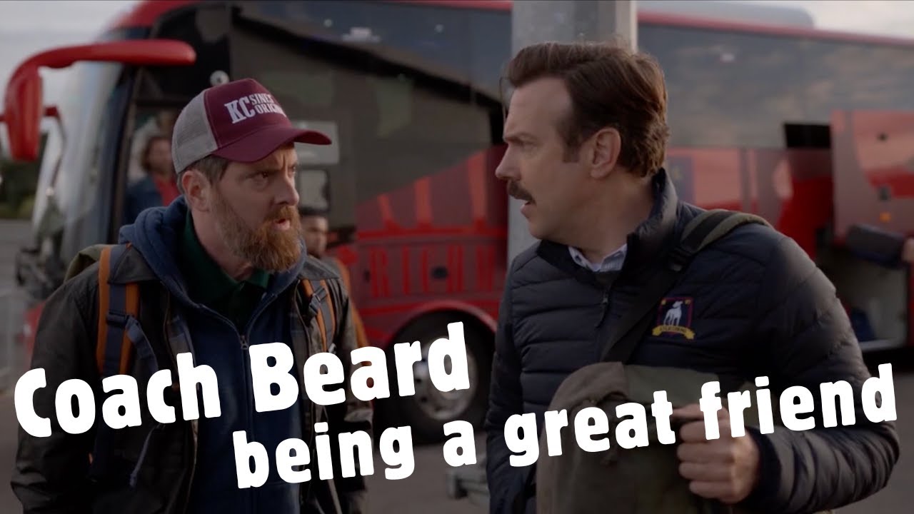 Coach Beard being a great friend in Ted Lasso for 16 minutes straight