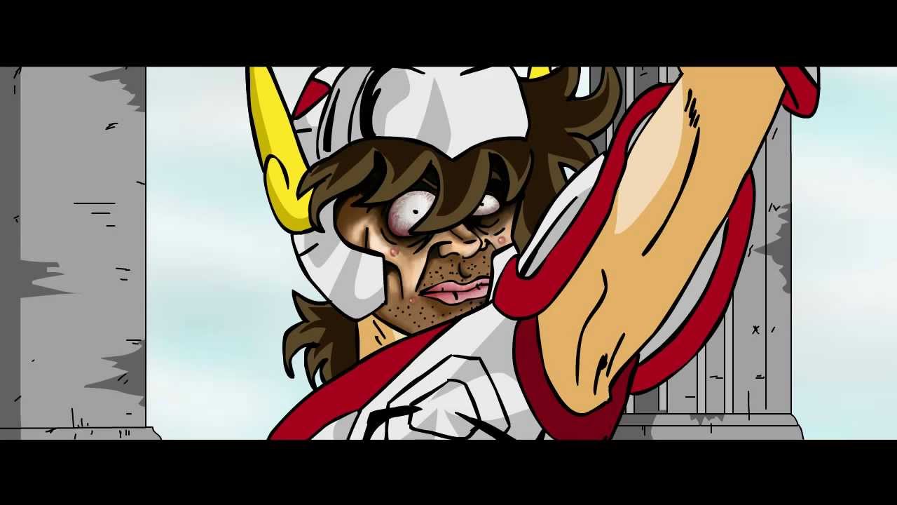 Saga vs Seiya (Parodia de Saint Seiya)