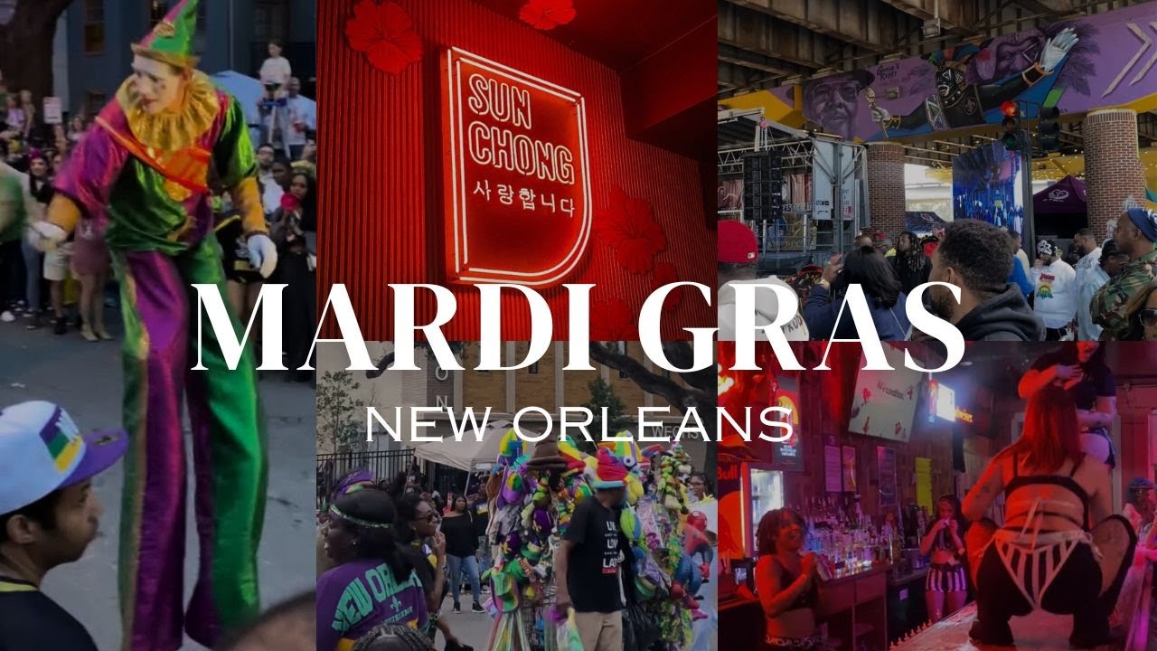 MARDI GRAS IN NEW ORLEANS | BOURBON STREET | COYOTE UGLY BAR | FIRST TIME IN THE STUDIO | + MORE