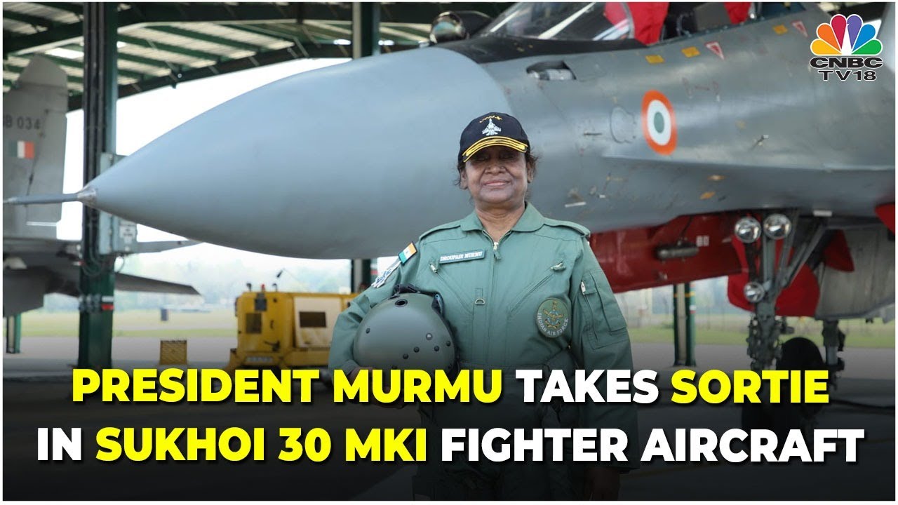 President Murmu Takes Maiden Sortie In Fighter Plane, Flies In Sukhoi-30 At Assam's Tezpur Air Base