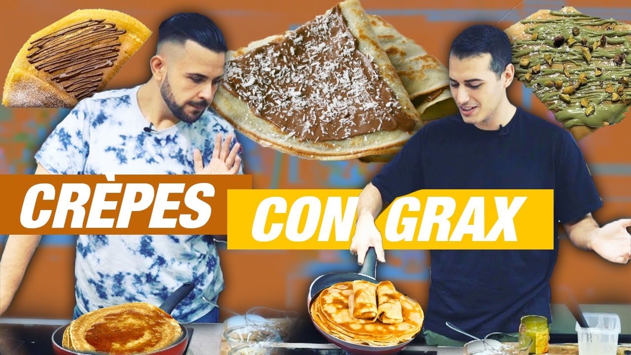 🥞 CREPES NUTELLA E CREMA AL PISTACCHIO con GRAX - 