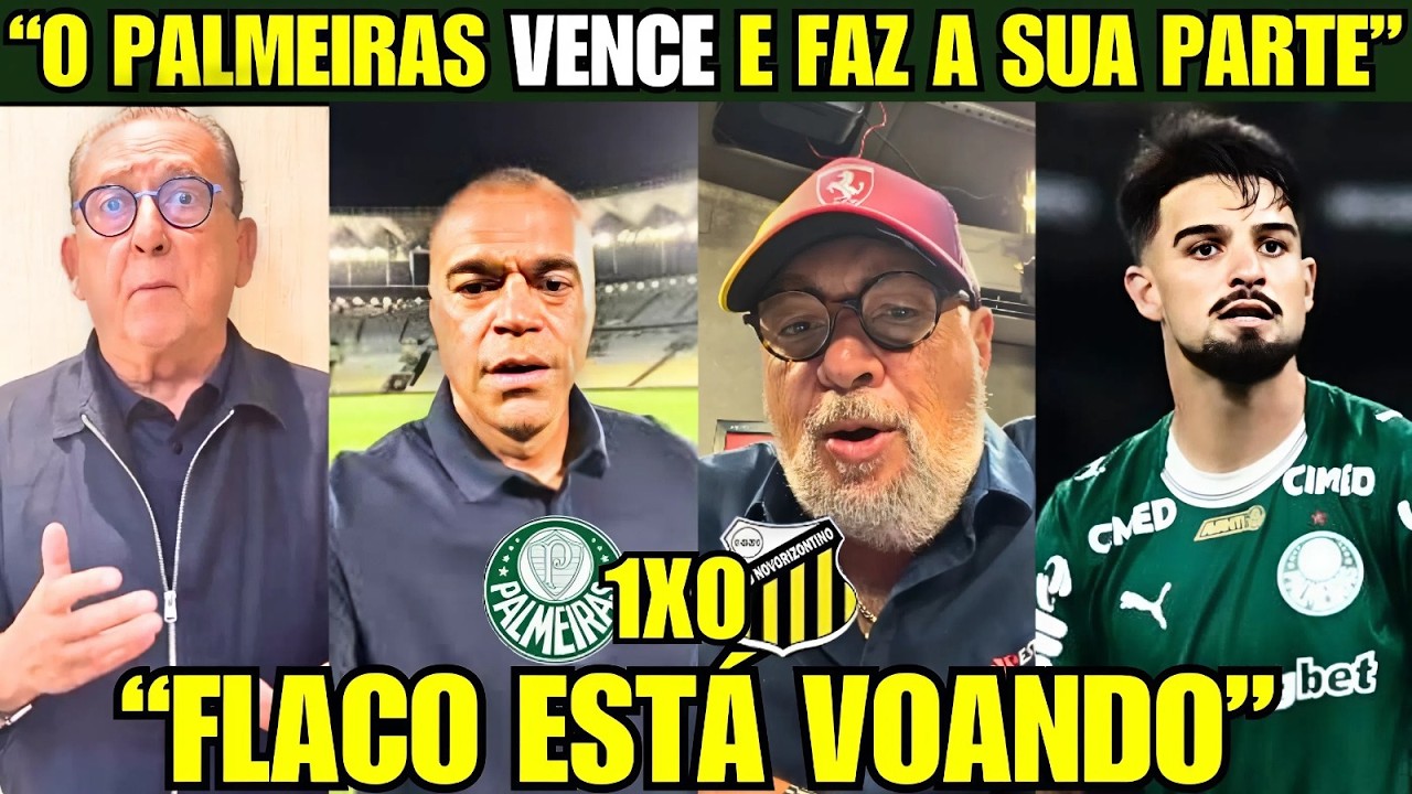 OLHA O QUE GALVÃO, DENILSON E NILSON LUIZ FALARAM DA VITÓRIA DO PALMEIRAS E FLACO EM ALTA!