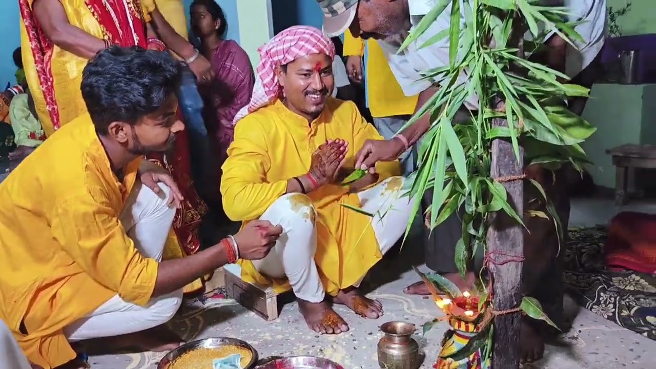 Indian wedding 🤵‍♂️👰‍♀️ and haldi matkor! #1