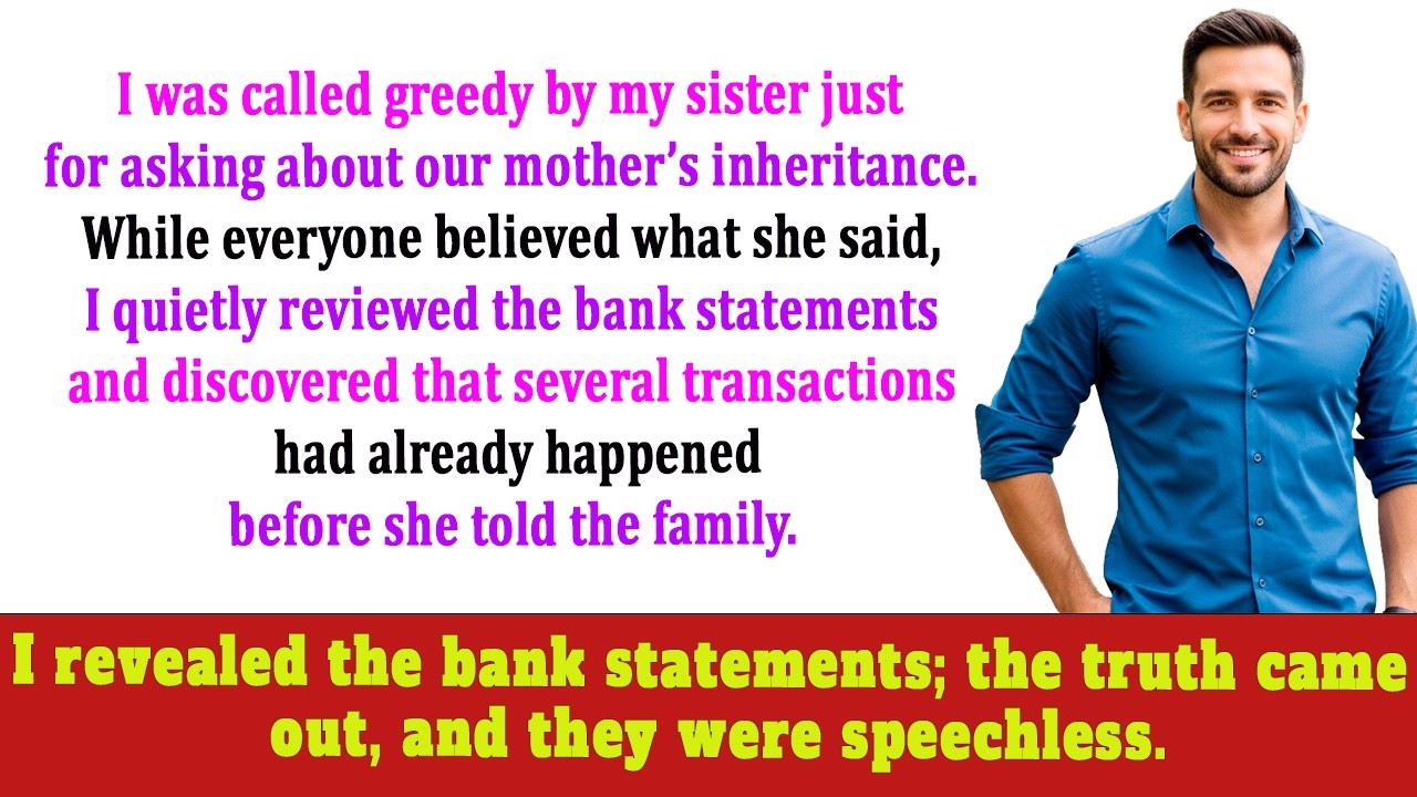 My Sister Called Me Greedy for Asking About Mom’s Money — Then the Bank Statements Appeared